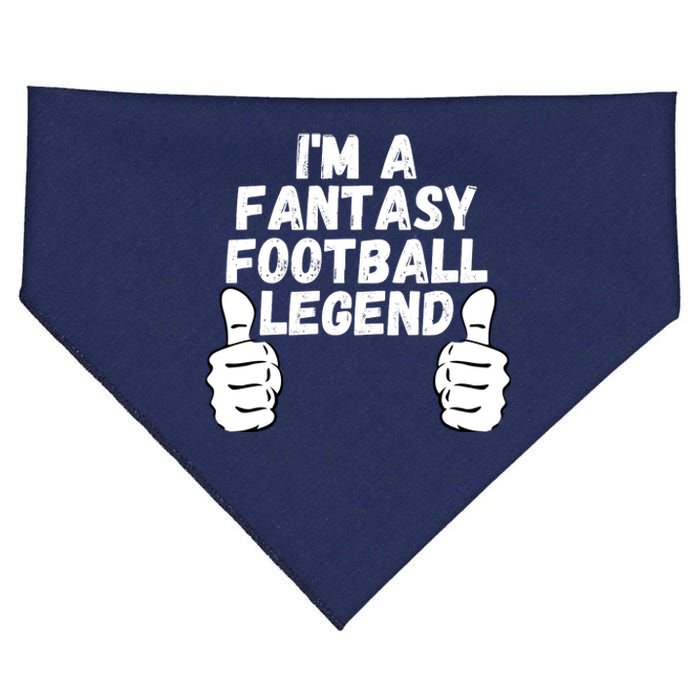 Funny Fantasy Football Champ, I’m A Fantasy Football Legend USA-Made Doggie Bandana