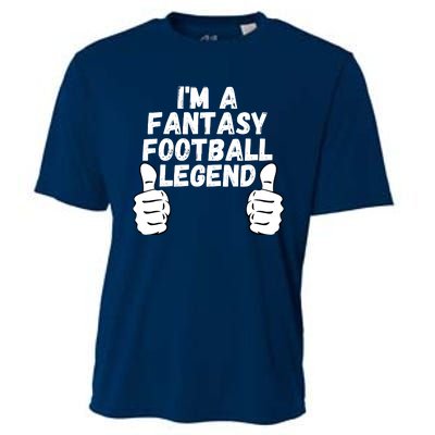 Funny Fantasy Football Champ, I’m A Fantasy Football Legend Cooling Performance Crew T-Shirt