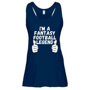 Funny Fantasy Football Champ, I’m A Fantasy Football Legend Ladies Essential Flowy Tank