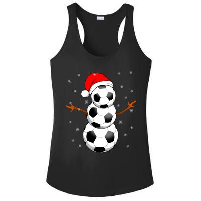 Funny Football Funny Gift For Boys Girls Christmas Snow Soccer Gift Ladies PosiCharge Competitor Racerback Tank