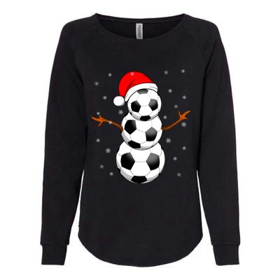 Funny Football Funny Gift For Boys Girls Christmas Snow Soccer Gift Womens California Wash Sweatshirt