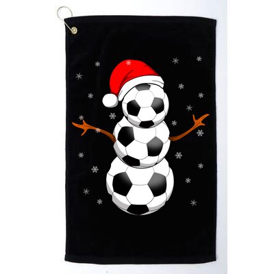 Funny Football Funny Gift For Boys Girls Christmas Snow Soccer Gift Golf Towel