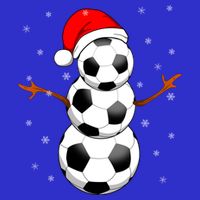 Funny Football Funny Gift For Boys Girls Christmas Snow Soccer Gift Button