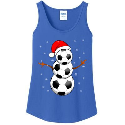 Funny Football Funny Gift For Boys Girls Christmas Snow Soccer Gift Ladies Essential Tank