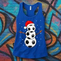 Funny Football Funny Gift For Boys Girls Christmas Snow Soccer Gift Womens Tank Top