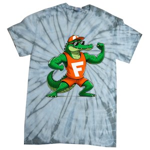 Florida Fun Fear The Chomp Gator Sport Tie-Dye T-Shirt