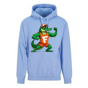 Florida Fun Fear The Chomp Gator Sport Unisex Surf Hoodie