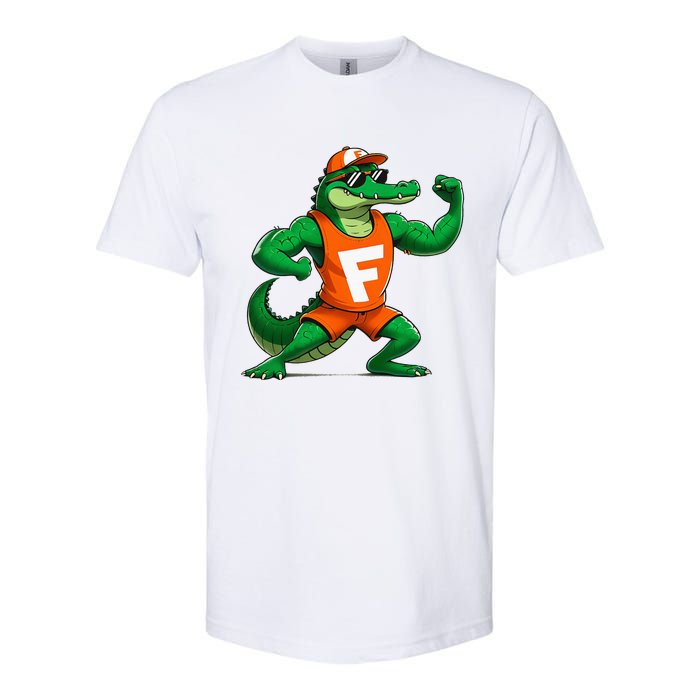 Florida Fun Fear The Chomp Gator Sport Softstyle CVC T-Shirt