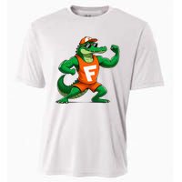 Florida Fun Fear The Chomp Gator Sport Cooling Performance Crew T-Shirt