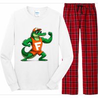 Florida Fun Fear The Chomp Gator Sport Long Sleeve Pajama Set