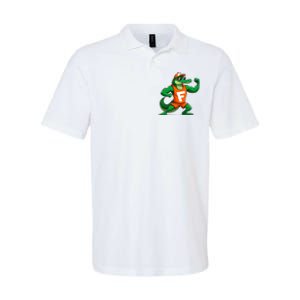 Florida Fun Fear The Chomp Gator Sport Softstyle Adult Sport Polo