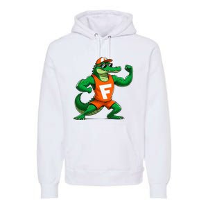 Florida Fun Fear The Chomp Gator Sport Premium Hoodie