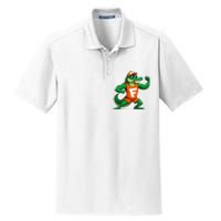 Florida Fun Fear The Chomp Gator Sport Dry Zone Grid Polo