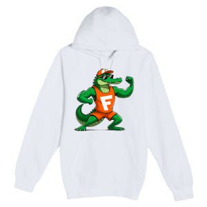 Florida Fun Fear The Chomp Gator Sport Premium Pullover Hoodie