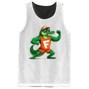 Florida Fun Fear The Chomp Gator Sport Mesh Reversible Basketball Jersey Tank