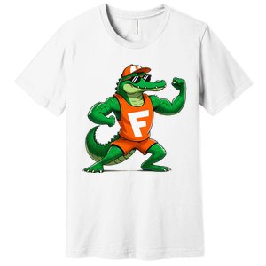 Florida Fun Fear The Chomp Gator Sport Premium T-Shirt