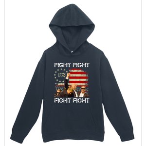 Fight Fight Fight Trump 2024 Urban Pullover Hoodie