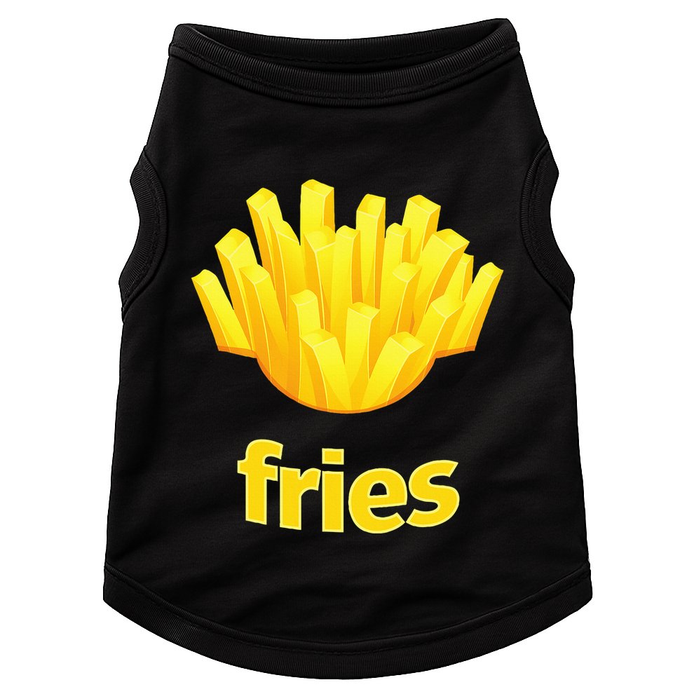Funny French Fries Humorous Halloween Costume Doggie Tank