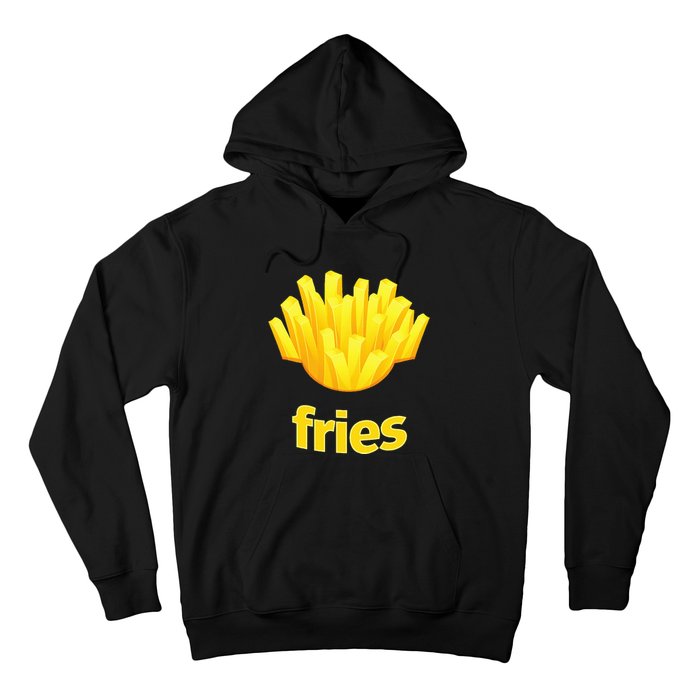 Funny French Fries Humorous Halloween Costume Hoodie