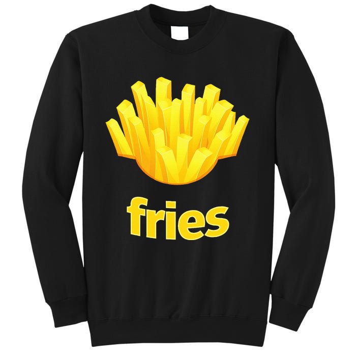 Funny French Fries Humorous Halloween Costume Sweatshirt