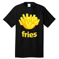 Funny French Fries Humorous Halloween Costume Tall T-Shirt