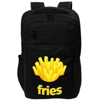 Funny French Fries Humorous Halloween Costume Impact Tech Backpack