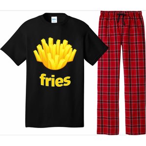 Funny French Fries Humorous Halloween Costume Pajama Set