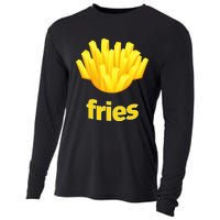 Funny French Fries Humorous Halloween Costume Cooling Performance Long Sleeve Crew