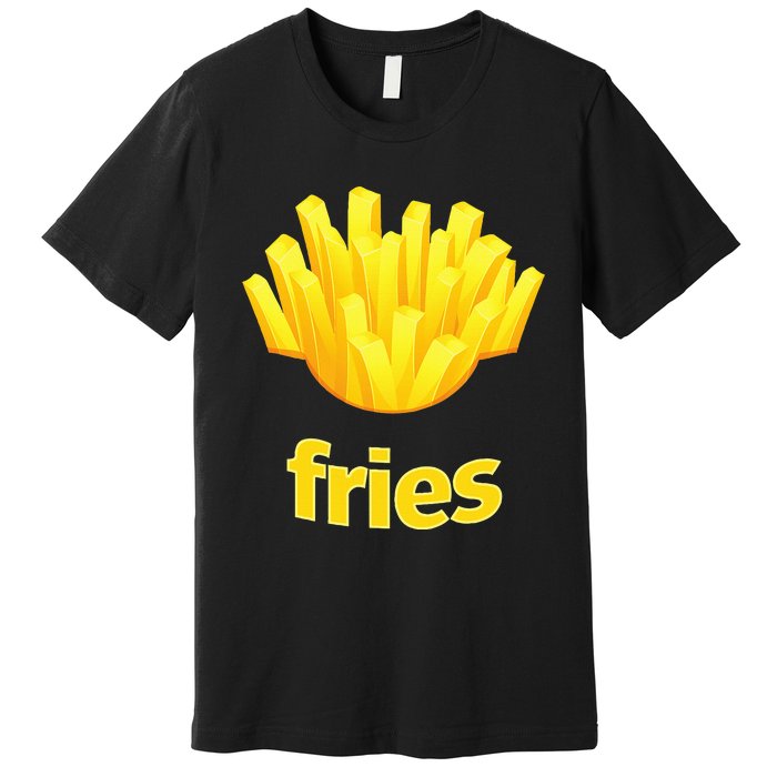 Funny French Fries Humorous Halloween Costume Premium T-Shirt