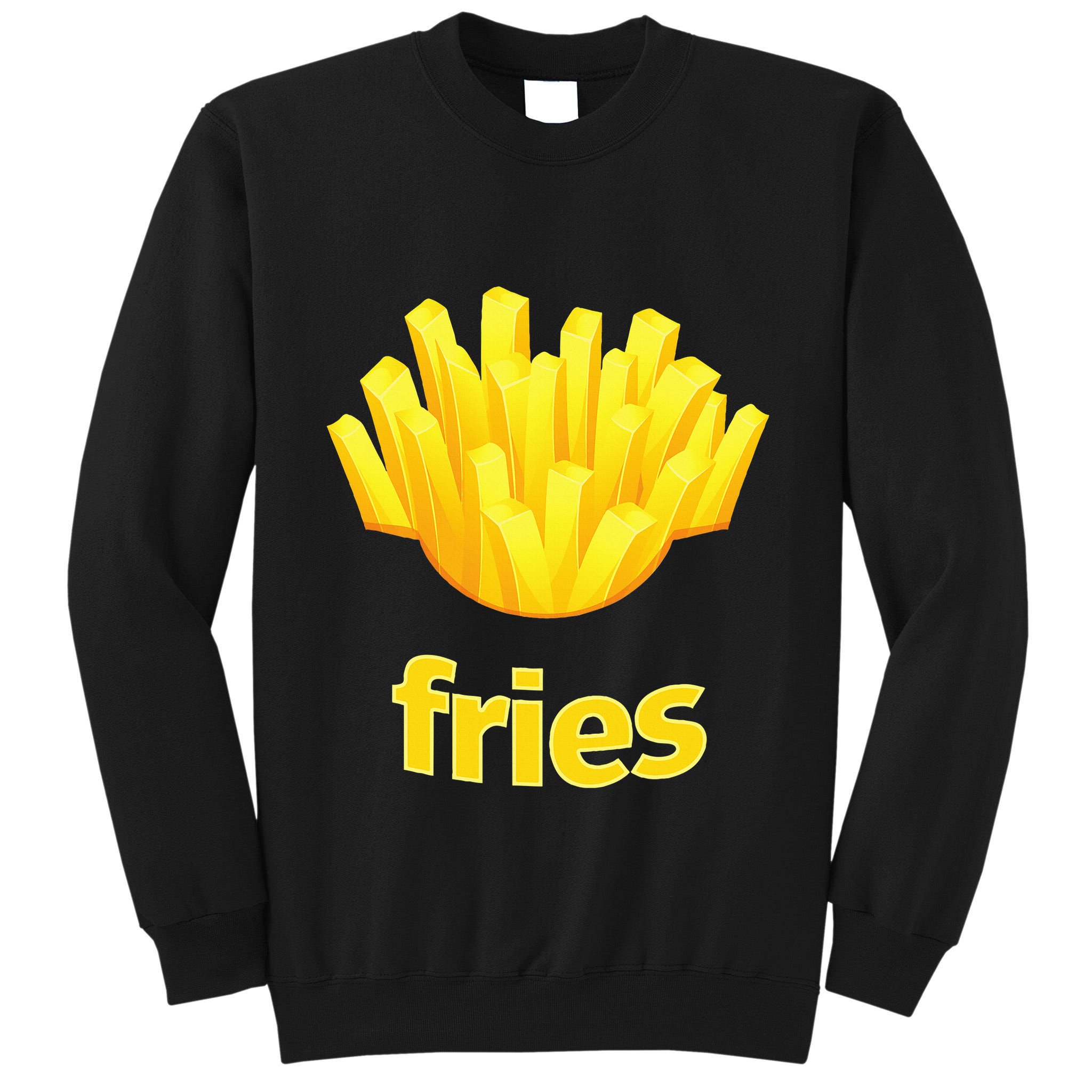 Funny French Fries Humorous Halloween Costume Tall Sweatshirt