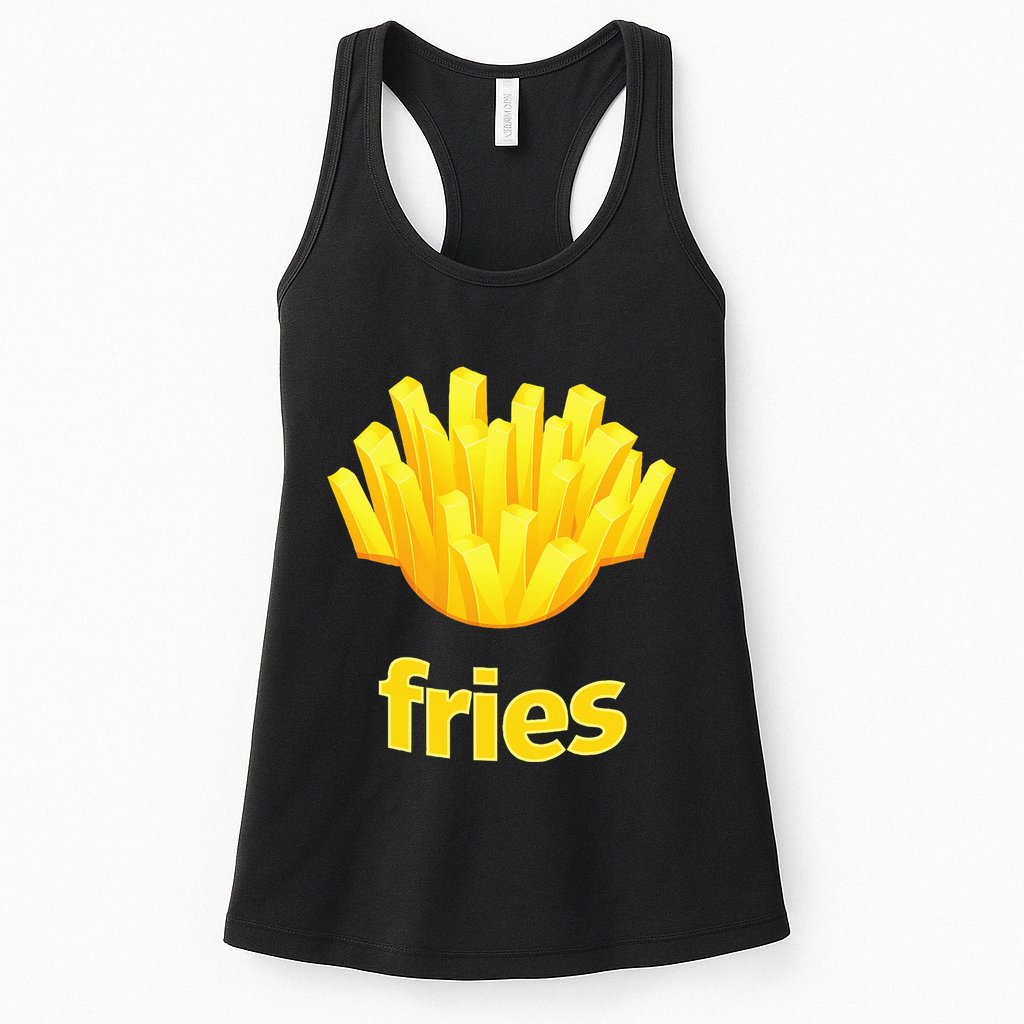 Funny French Fries Humorous Halloween Costume Womens Tank Top