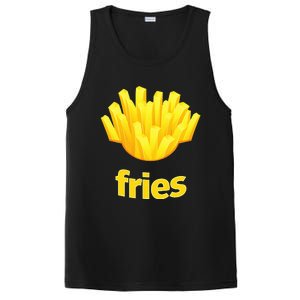 Funny French Fries Humorous Halloween Costume PosiCharge Competitor Tank