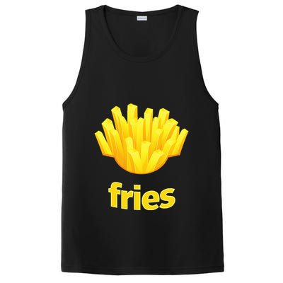 Funny French Fries Humorous Halloween Costume PosiCharge Competitor Tank