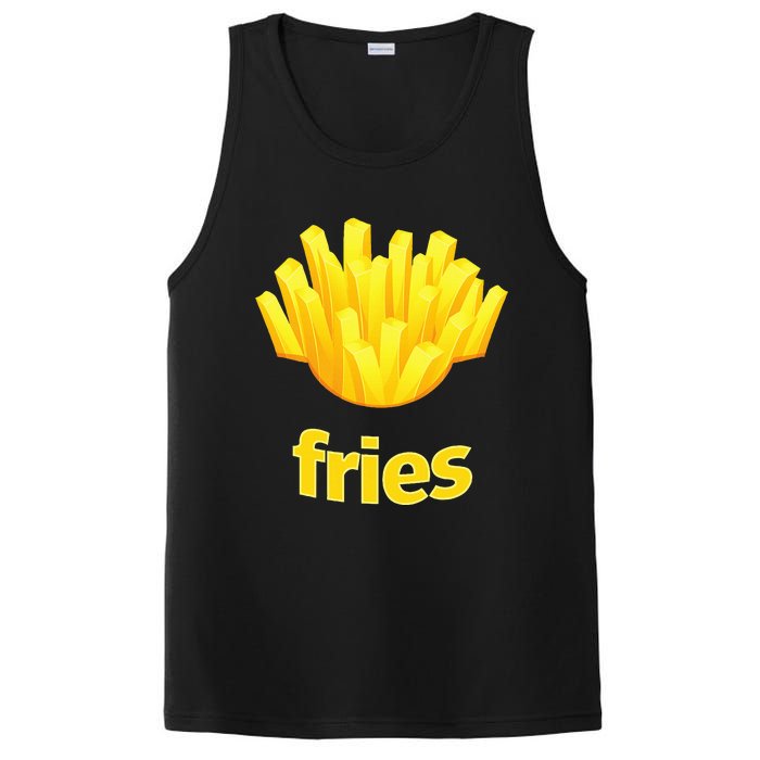 Funny French Fries Humorous Halloween Costume PosiCharge Competitor Tank