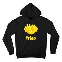 Funny French Fries Humorous Halloween Costume Tall Hoodie