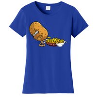 Funny French Fries Designs For Women Potato Food Eaters Women's T-Shirt