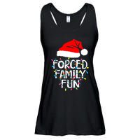 Forced Family Fun Sarcastic Christmas Funny Ladies Essential Flowy Tank