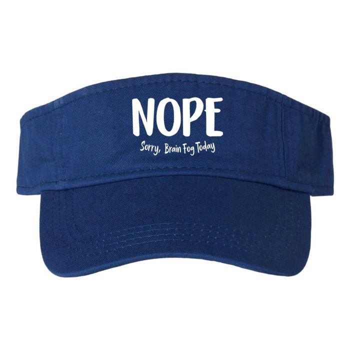 Fibromyalgia Fibro Fog Brain Fog Today Lupus Awareness Cool Gift Valucap Bio-Washed Visor