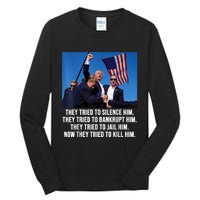 Fight Fight Fight Trump 2024 Tall Long Sleeve T-Shirt