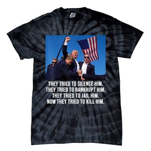 Fight Fight Fight Trump 2024 Tie-Dye T-Shirt