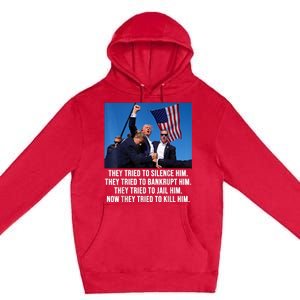 Fight Fight Fight Trump 2024 Premium Pullover Hoodie