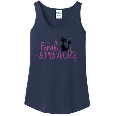 Feral & Fabulous Funny Ladies Essential Tank