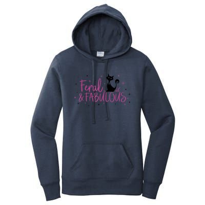 Feral & Fabulous Funny Women's Pullover Hoodie