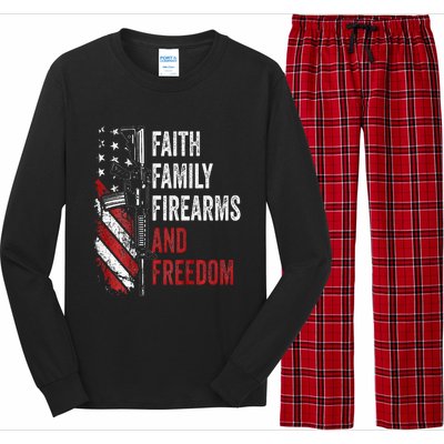 Faith Family Firearms & Freedom Pro God Guns Ar15 Long Sleeve Pajama Set