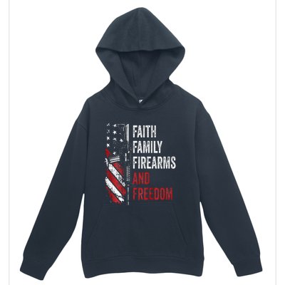 Faith Family Firearms & Freedom Pro God Guns Ar15 Urban Pullover Hoodie