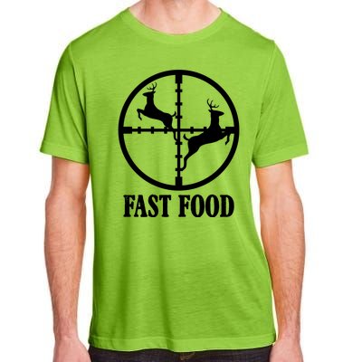 Fast Food Funny Deer Hunting Season Adult ChromaSoft Performance T-Shirt