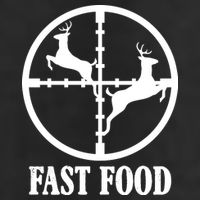 Fast Food Funny Deer Hunting Season Adult Drive Performance Visor