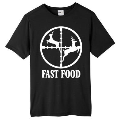 Fast Food Funny Deer Hunting Season Tall Fusion ChromaSoft Performance T-Shirt