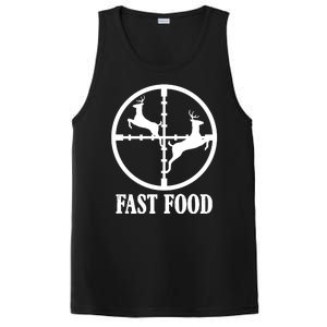 Fast Food Funny Deer Hunting Season PosiCharge Competitor Tank