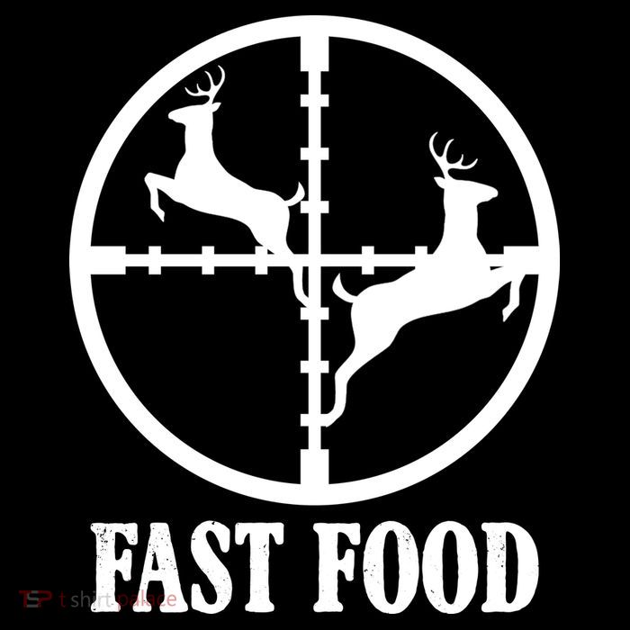 Fast Food Funny Deer Hunting Season Kids T-Shirt